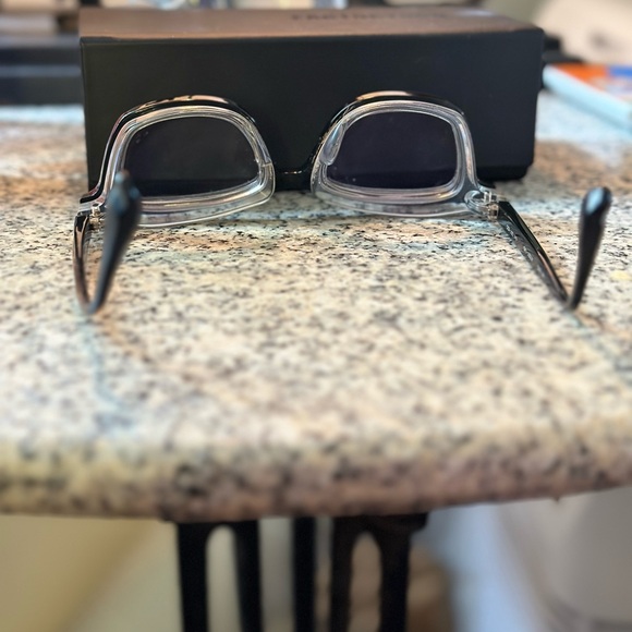 Factory 900 Retro Frames Black & Clear - Picture 2 of 8
